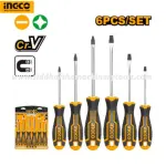 Ingco | 6 Pcs Screwdriver Set (HKSD0628)