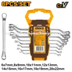 Ingco | 8 Pcs Offset Ring Spanner Set (HKSPA3088)
