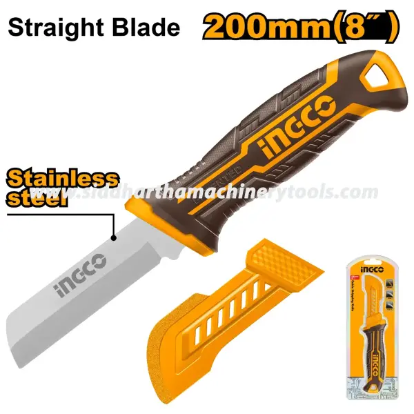 Ingco | Cable Stripping Knife (Curved Blade)