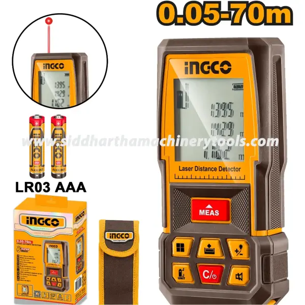 Ingco | Laser Distance Detector (HLDD0708)